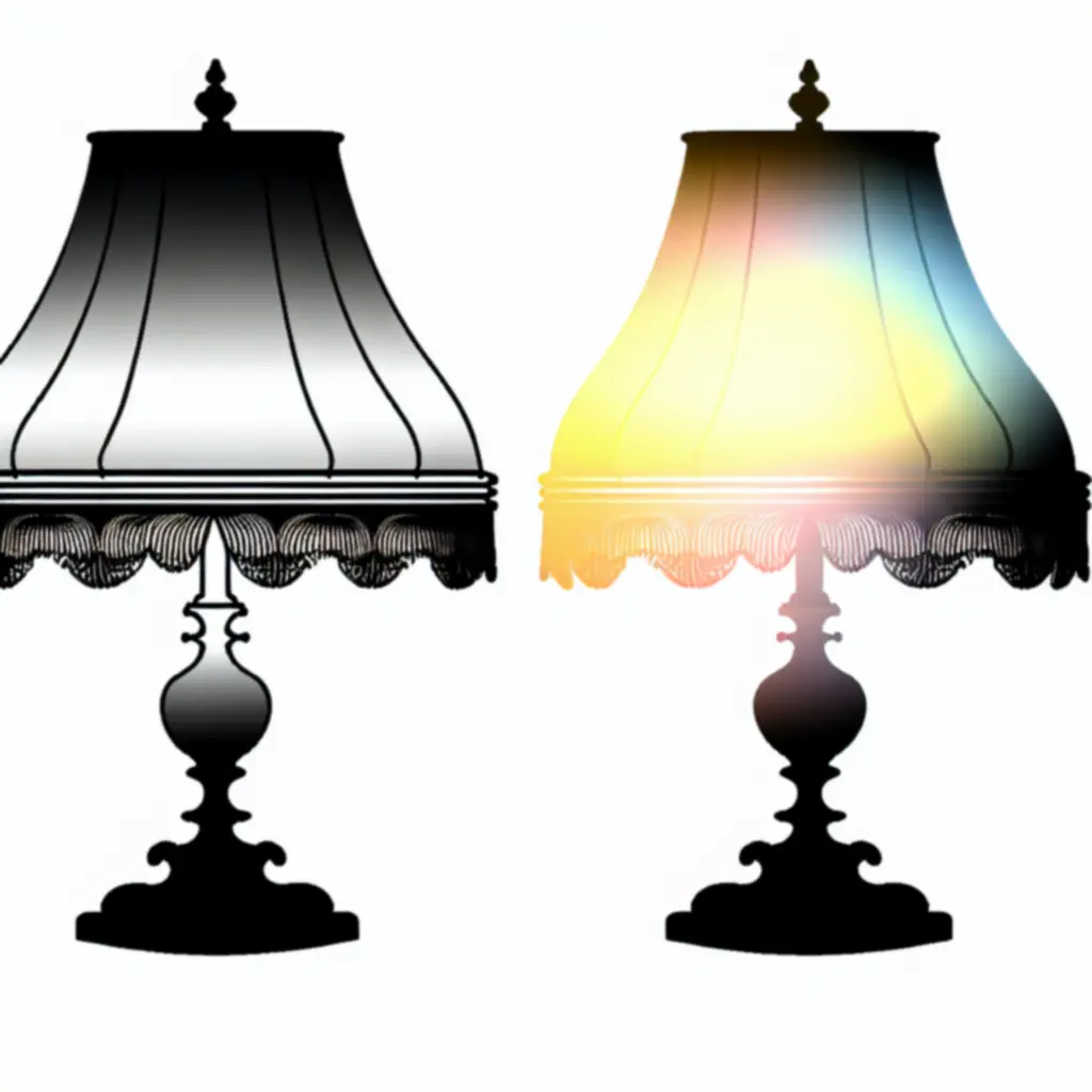 Lampa Gradient Classic — lampa z klasycznymi przejściami
